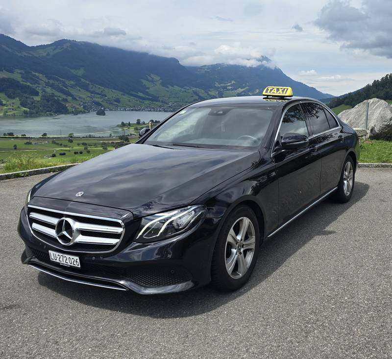 Nova Taxi Fahrzeug mit Seeblick – Taxi am Vierwaldstättersee